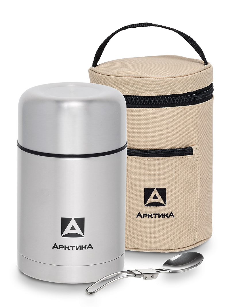 Термос с широким горлом и чехлом на 0.75 (уценка) - 1