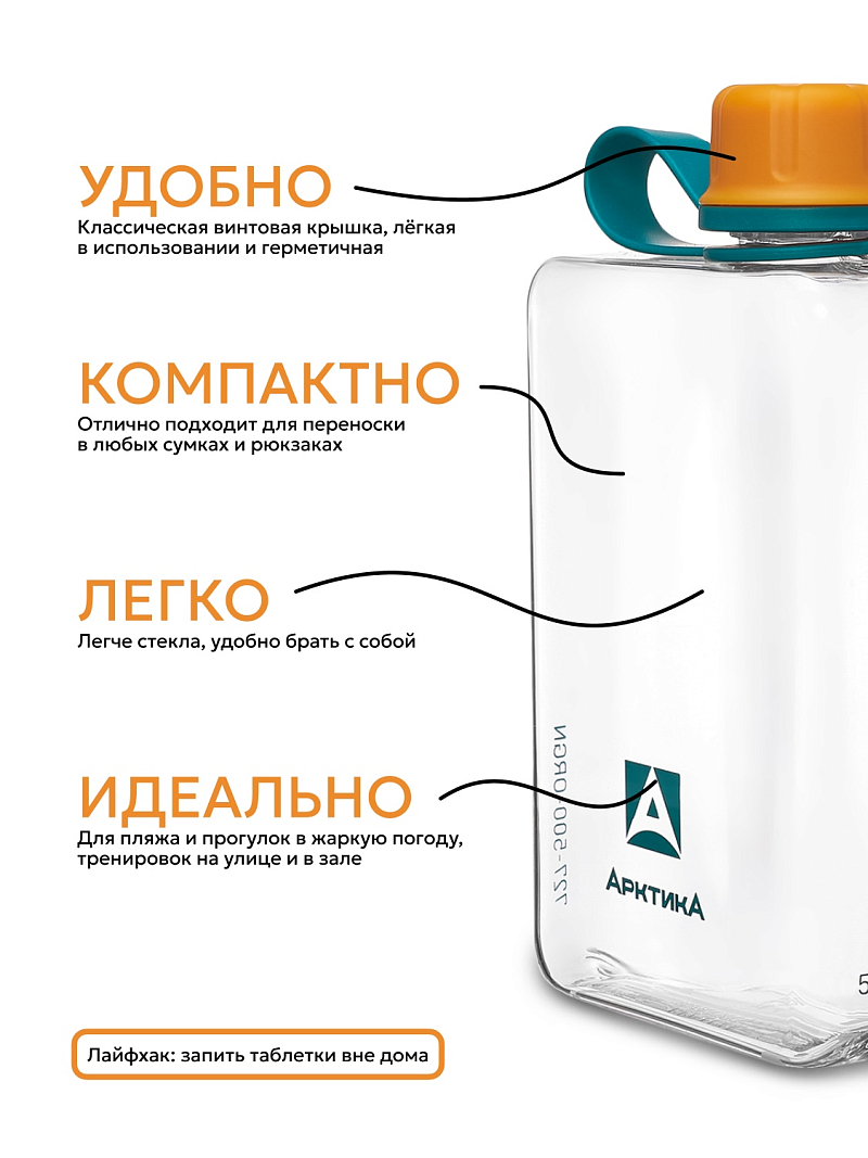 Тритановая бутылка 0.5л серии 727 «Морошка» - 4