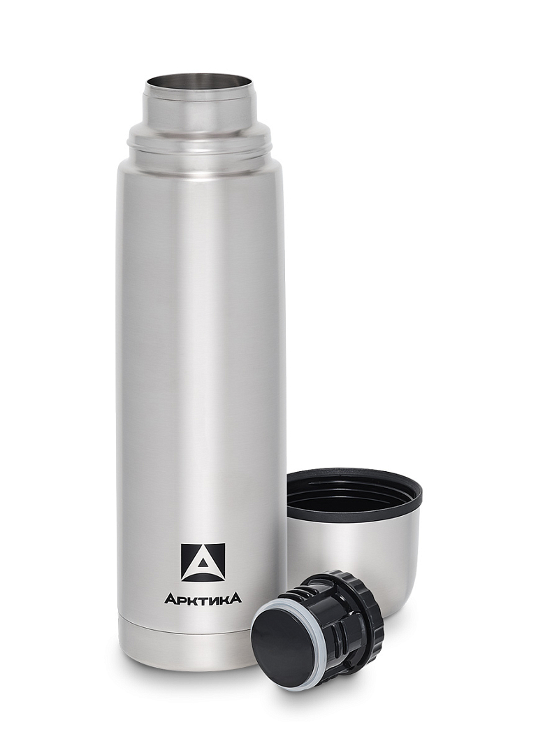 Термос 1л серии 101 стальной с узким горлом - 3