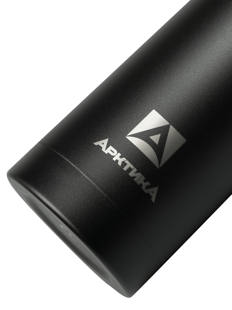 Термос 0.75л серии 102 чёрный текстурный с узким горлом - 5