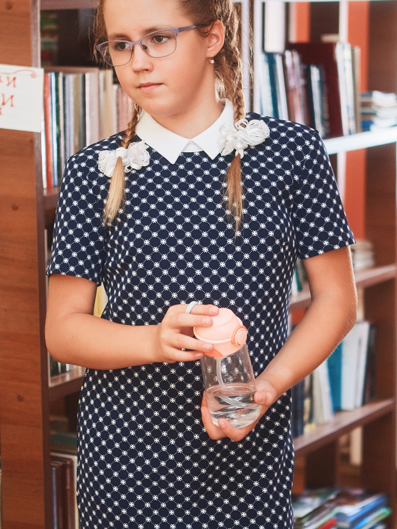 Тритановая бутылочка 0.45л серии 714 персиковая детская - 8