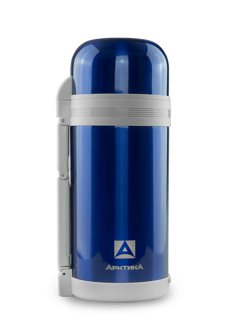 Термос 1.2л серии 202 синий универсальный - 1