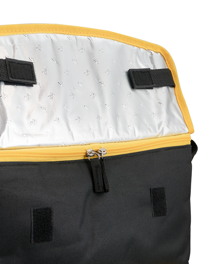 Термосумка-холодильник 20л серии 3001 чёрная с люком - 9