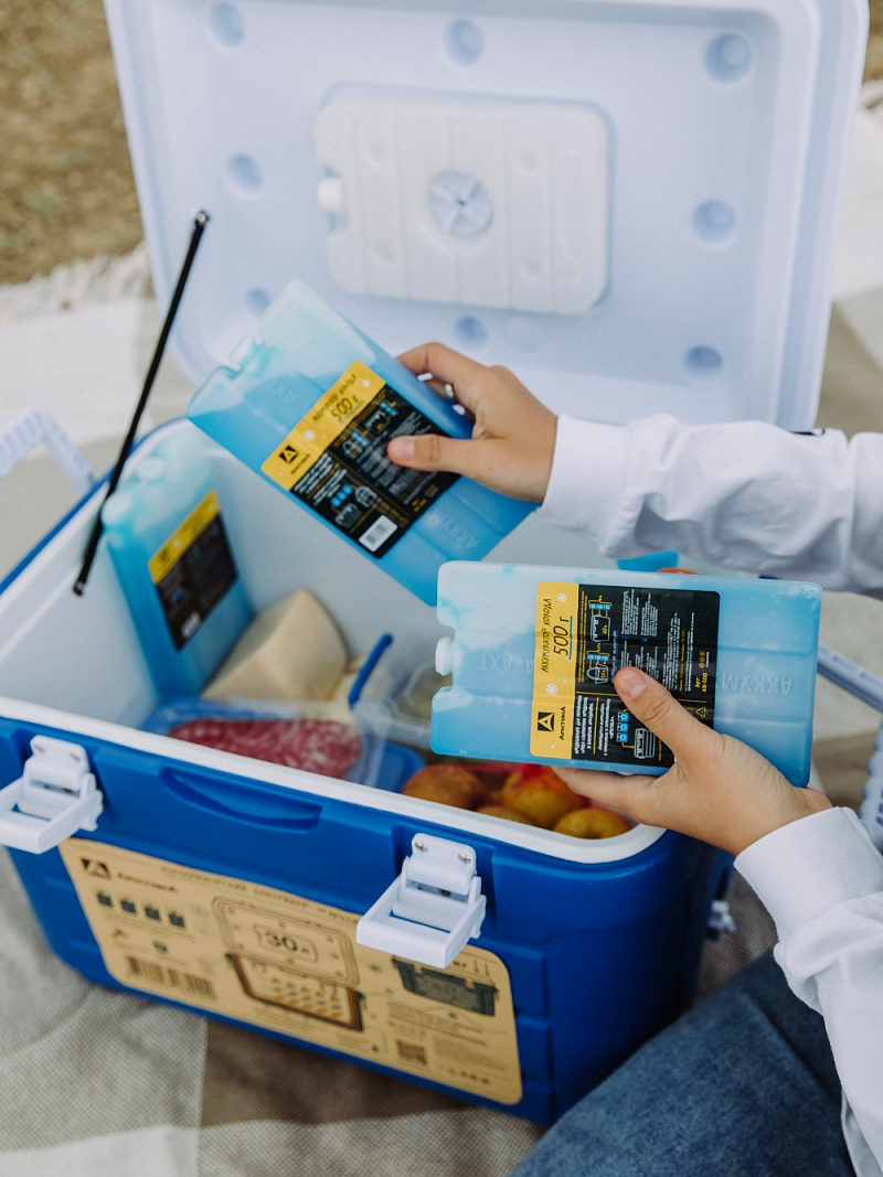 Синий термоконтейнер 2000 на 30 литров - 4