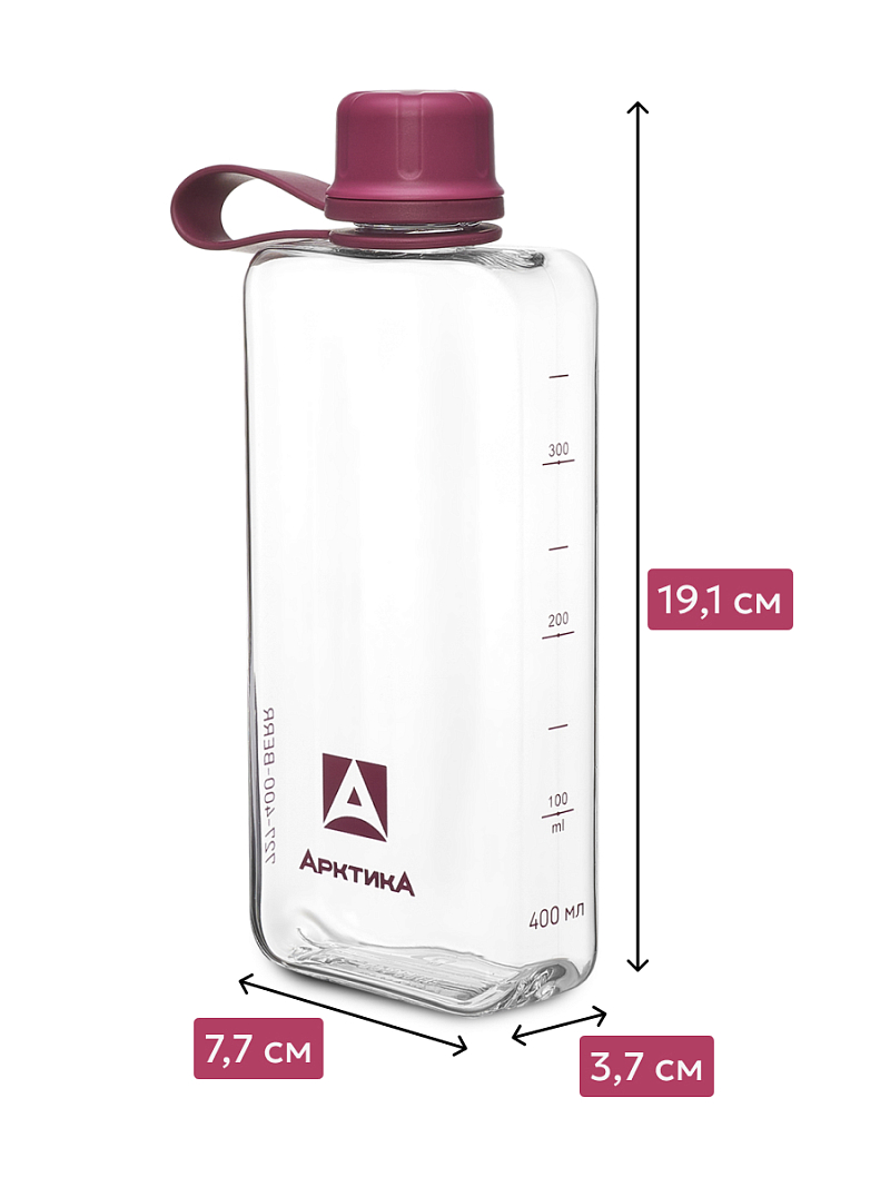 Тритановая бутылка 0.4л серии 727 «Вишня» - 6