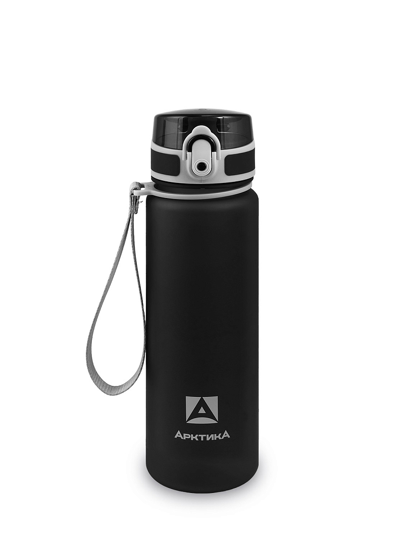 Тритановая бутылка 0.5л серии 720 матовая чёрная с ситечком - 3