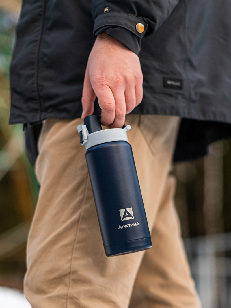 Термокружка 0.5л серии 702 «Сититерм» синяя - 2