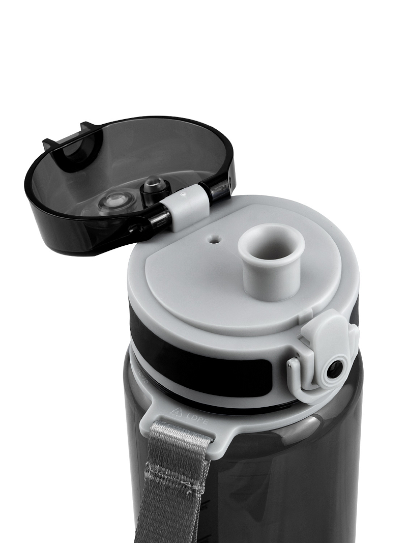 Тритановая бутылка 0.5л серии 720 глянцевая чёрная с ситечком - 9