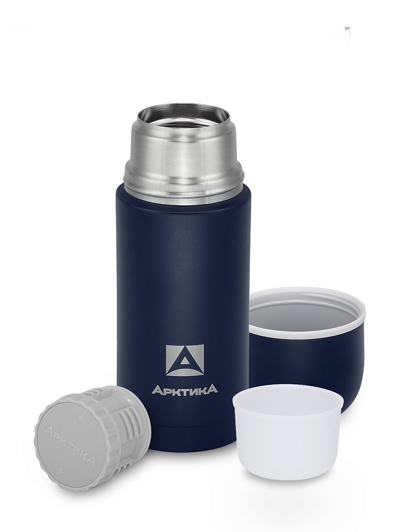 Термос 0.5л серии 105 синий с узким горлом - 3