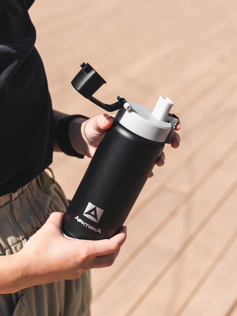 Термокружка 0.5л серии 702 «Сититерм» чёрная (уценка) - 6