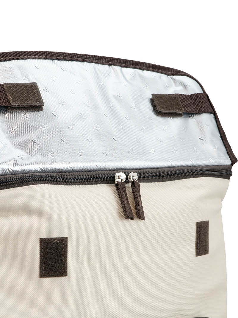 Термосумка-холодильник 30л серии 3001 бежевая с люком - 5