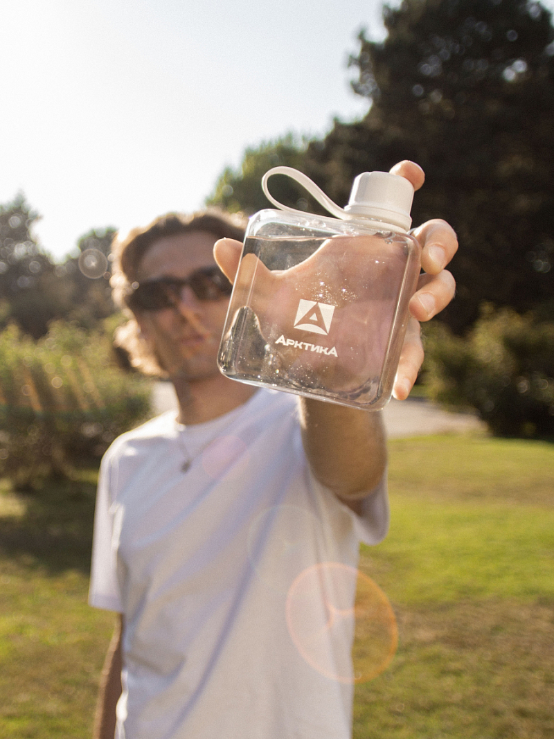 Тритановая бутылка 0.32л серии 727 «Снег» - 3