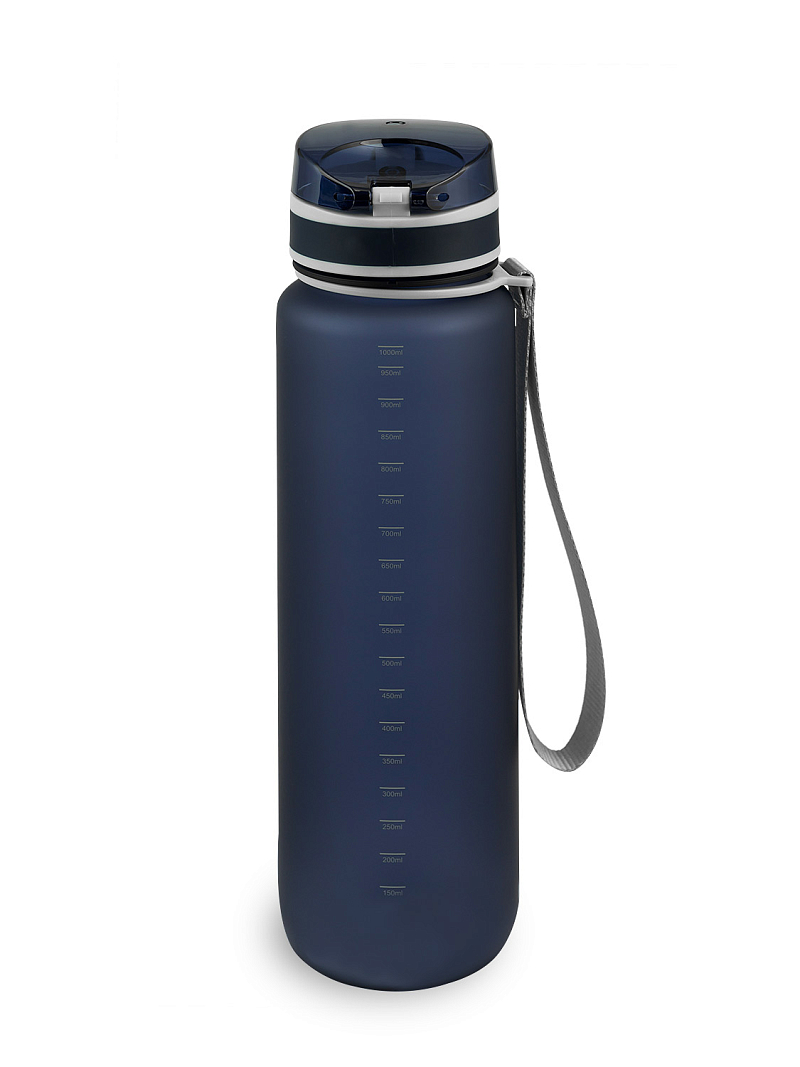 Тритановая бутылка 1л серии 720 матовая синяя с ситечком - 9