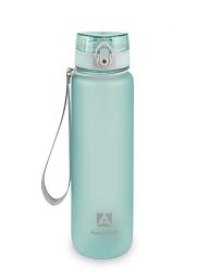 Питьевая бутылка 720 из тритана 1л, голубая матовая, с ситечком