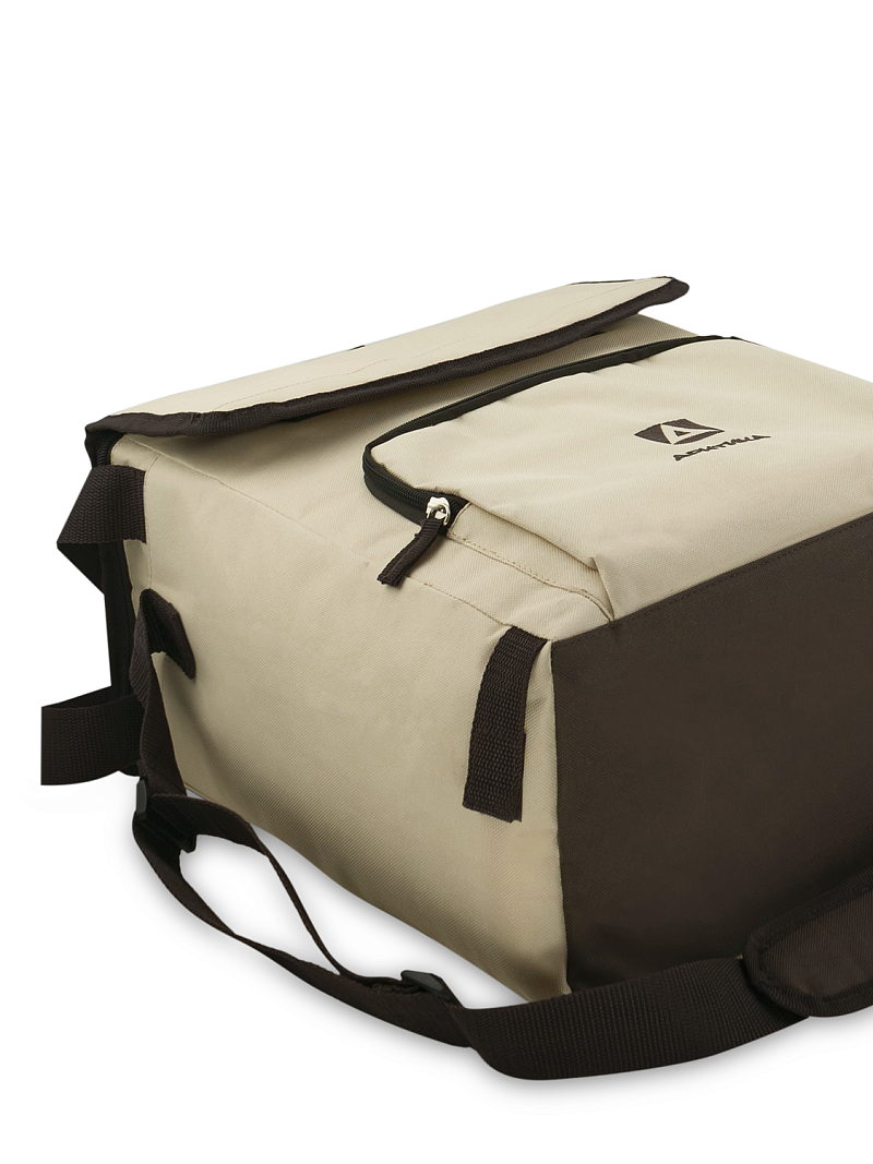 Термосумка-холодильник 20л серии 3001 бежевая с люком - 11