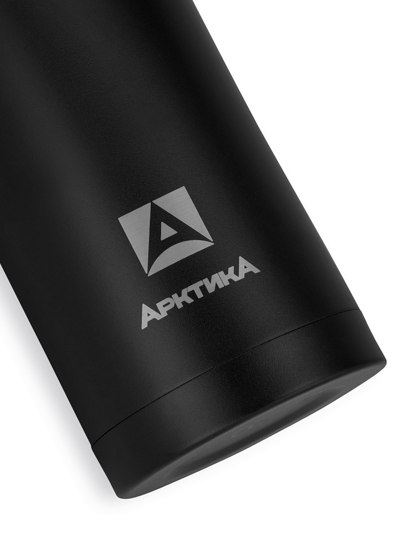 Термос 1л серии 105 чёрный с узким горлом - 5