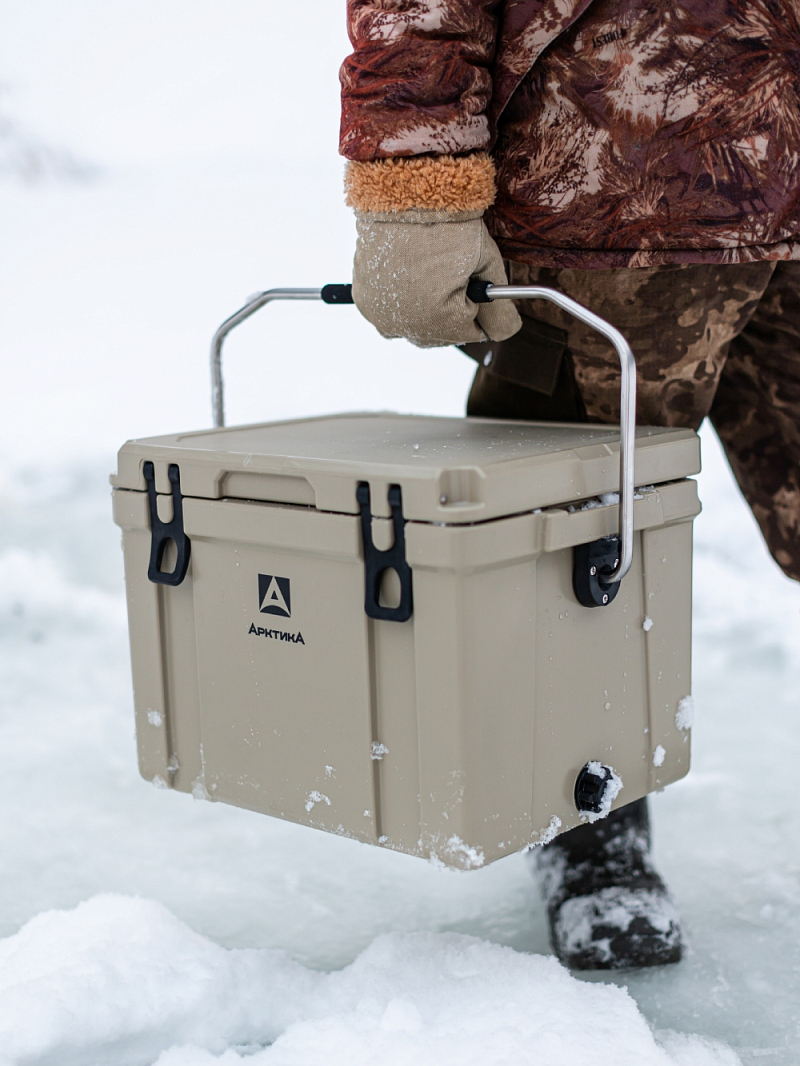 Бежевый термоконтейнер 2600 на 25 литров - 3