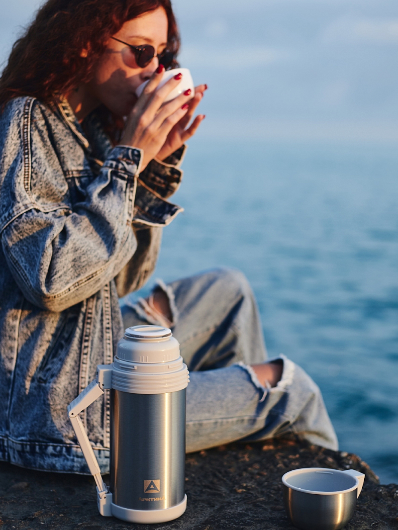 Термос 1.5л серии 205 стальной с лаковым покрытием (уценка) - 4