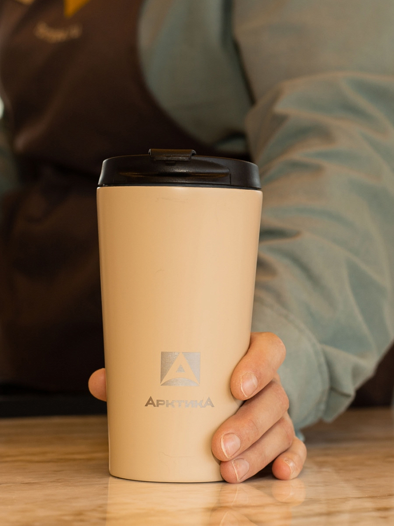 Термокружка 0.36л серии 716 «Песок» для напитков - 2