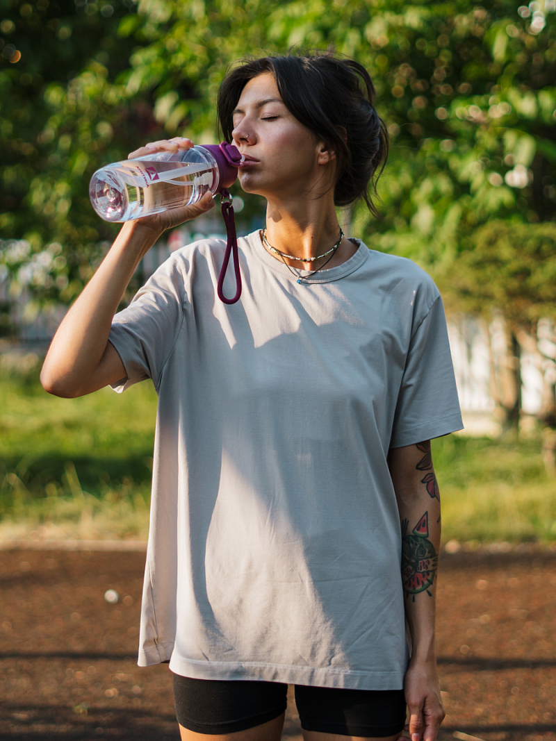 Тритановая бутылка 0.8л серии 723 «Вишня» с распылителем - 5