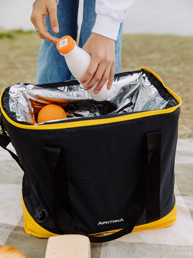 Термосумка 30л серии 010 «Порт Диксон» чёрная - 4