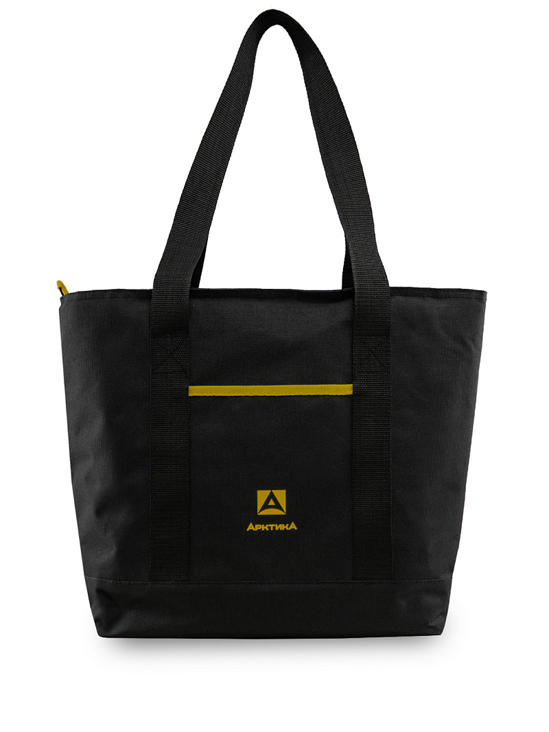 Термосумка-шоппер 17.5л серии 3400 чёрная - 1