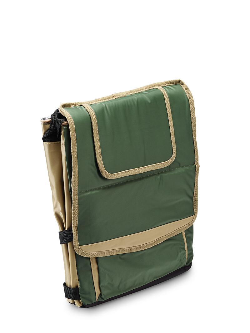 Термосумка-холодильник 20л серии 3001 зелёная с люком - 5