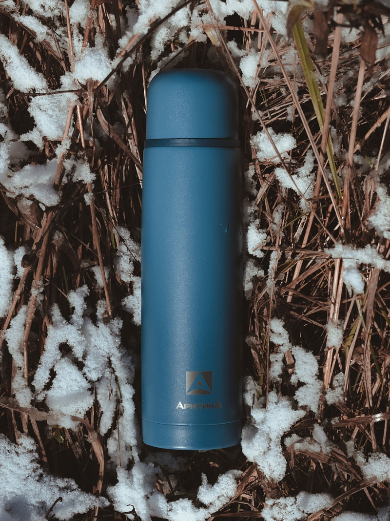 Термос 1л серии 101 «Нордик» текстурный с узким горлом - 4
