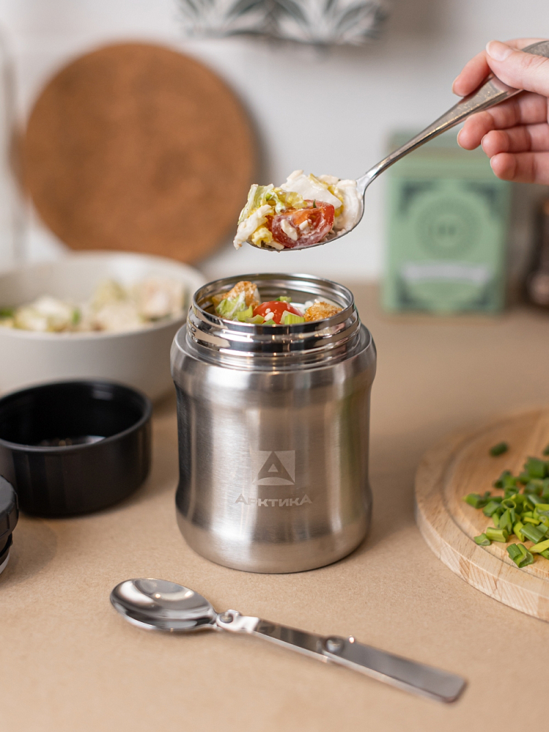 Термос 0.5л серии 311 для еды стальной компактный - 8