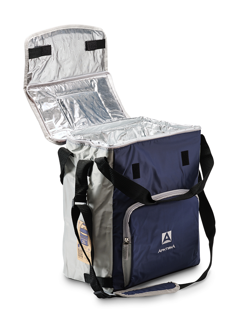 Термосумка-холодильник 20л серии 3000 синяя с люком - 3