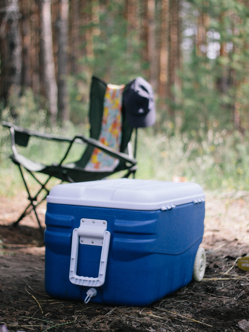 Синий термоконтейнер 2000 на 80 литров - 7