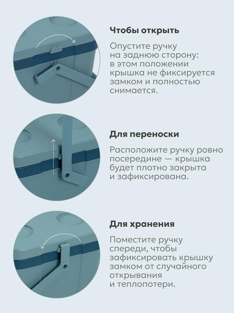 Пикниковый термоконтейнер 2200 на 26 л - 10