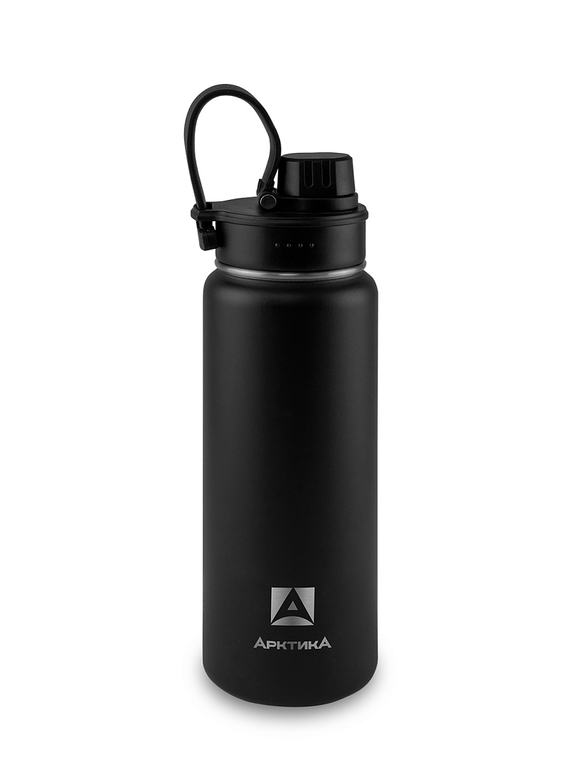 Термокружка 0.53л серии 708 чёрная со спортивной крышкой - 1