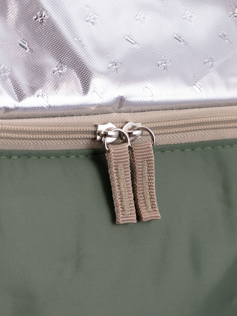 Термосумка-холодильник 30л серии 3001 зелёная с люком - 6