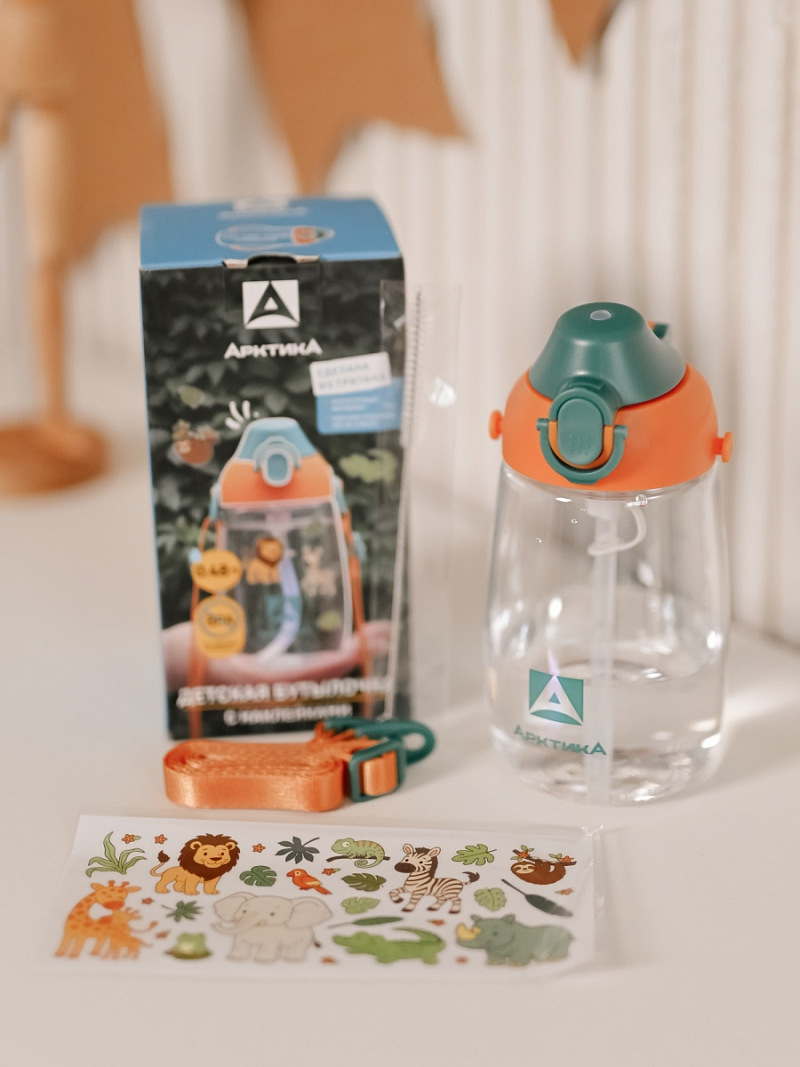 Тритановая бутылка 0.48л серии 730 «Морошка» с наклейками - 6