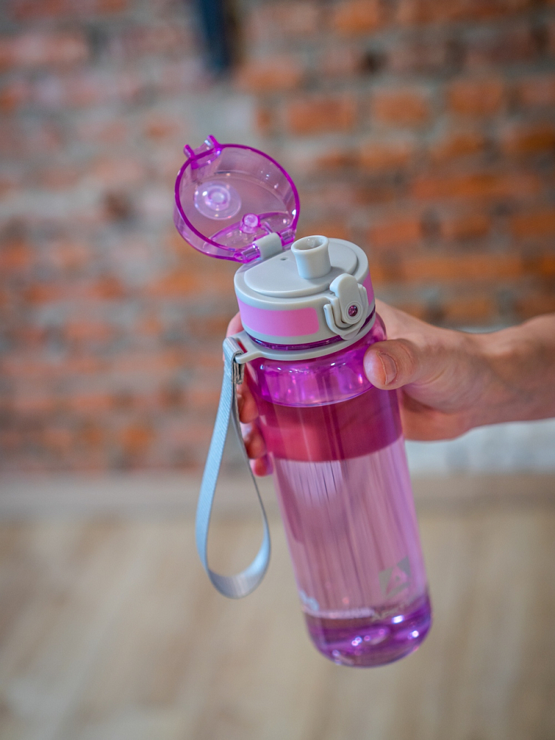 Тритановая бутылка 0.5л серии 720 глянцевая лавандовая с ситечком - 4