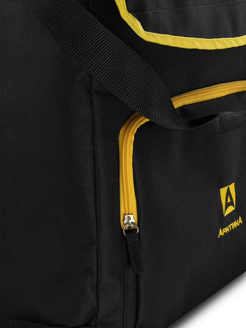 Термосумка-холодильник 10л серии 3001 чёрная с люком - 5