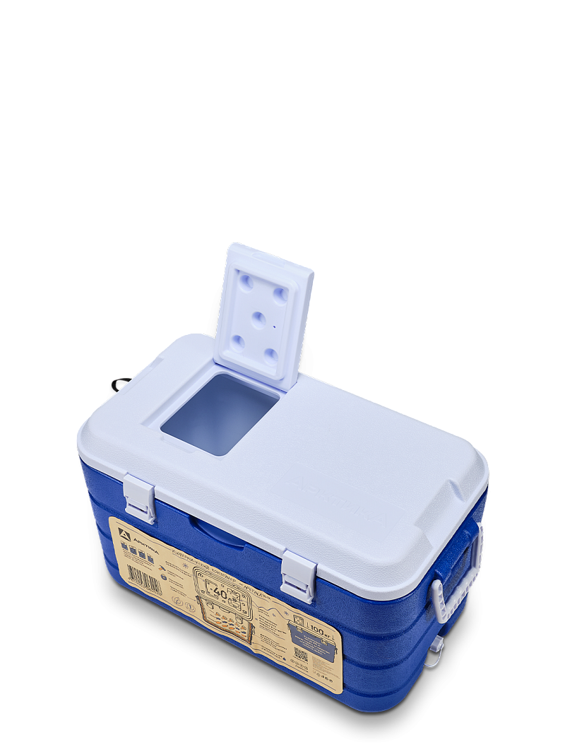 Синий термоконтейнер 2000 на 40 литров - 4