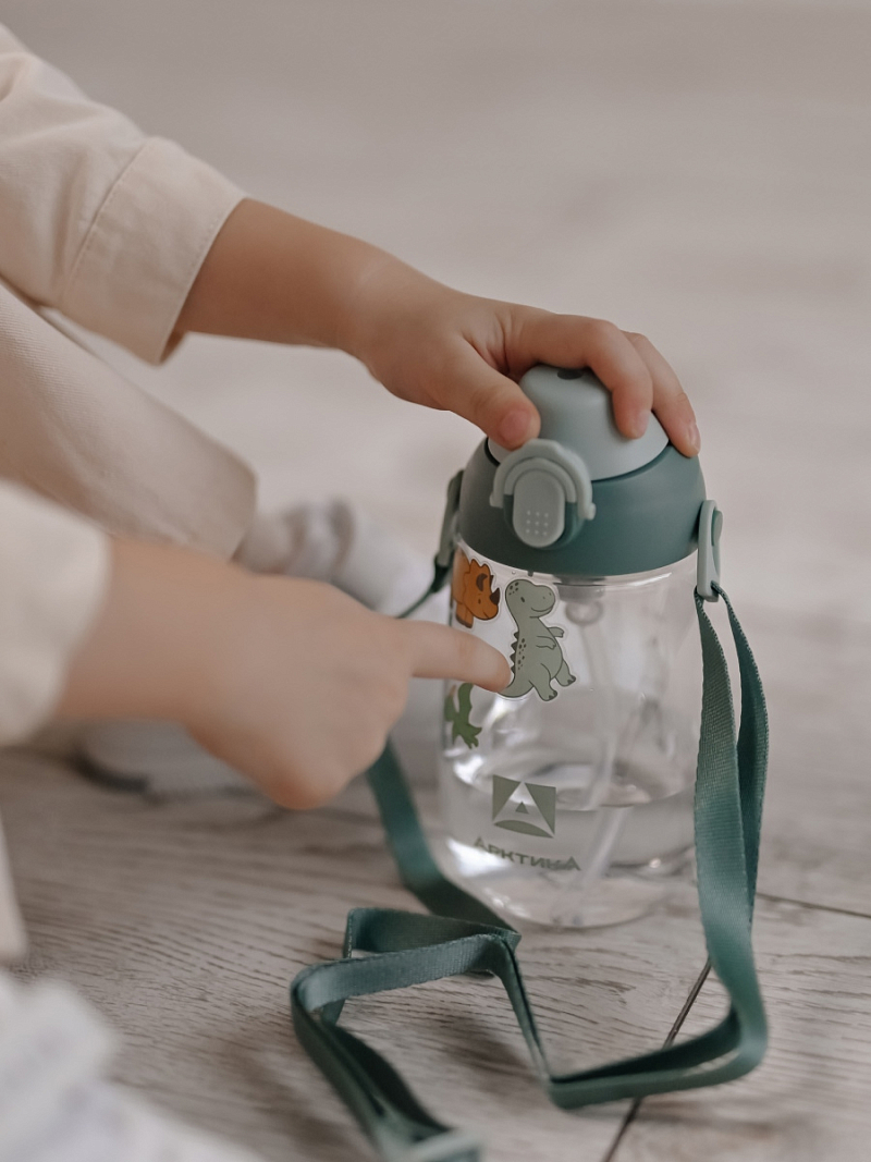 Тритановая бутылка 0.48л серии 730 «Хвоя» с наклейками - 4