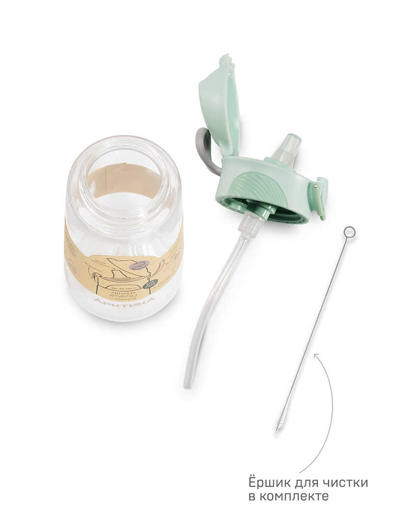 Тритановая бутылочка 0.45л серии 714 мятная детская - 7