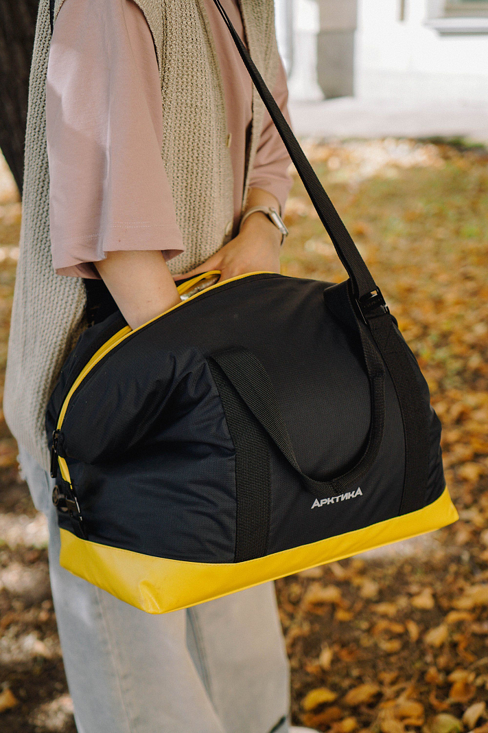 Термосумка 25л серии 011 «Порт Мурманск» чёрная - 7