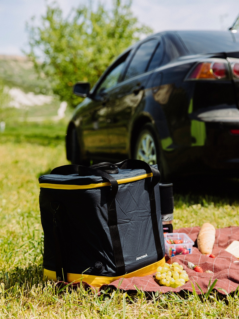 Термосумка 30л серии 010 «Порт Диксон» чёрная - 2