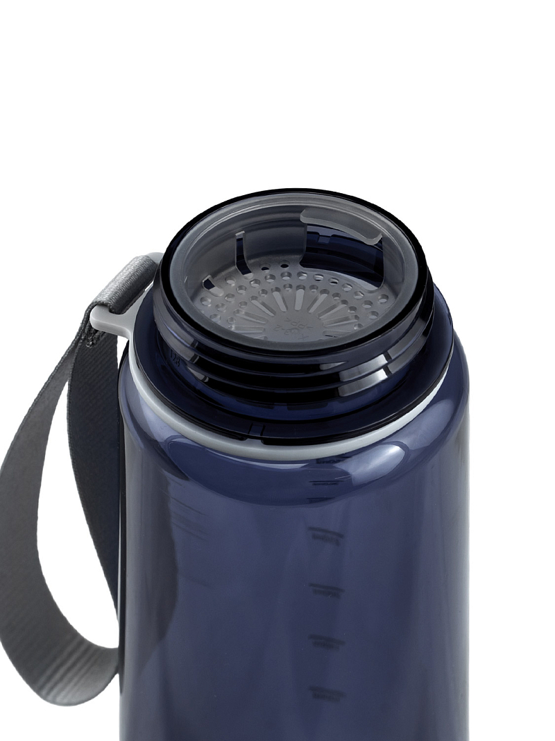 Тритановая бутылка 1л серии 720 глянцевая синяя с ситечком - 5