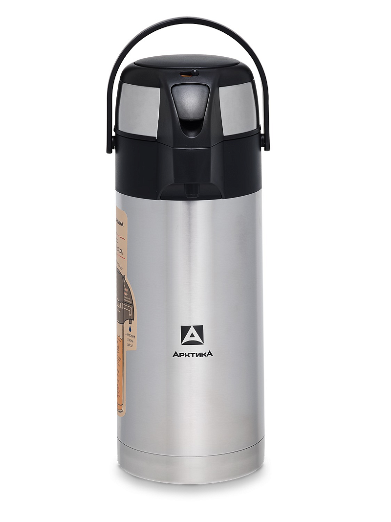 Термос с помпой на 3.5 литра (уценка) - 1