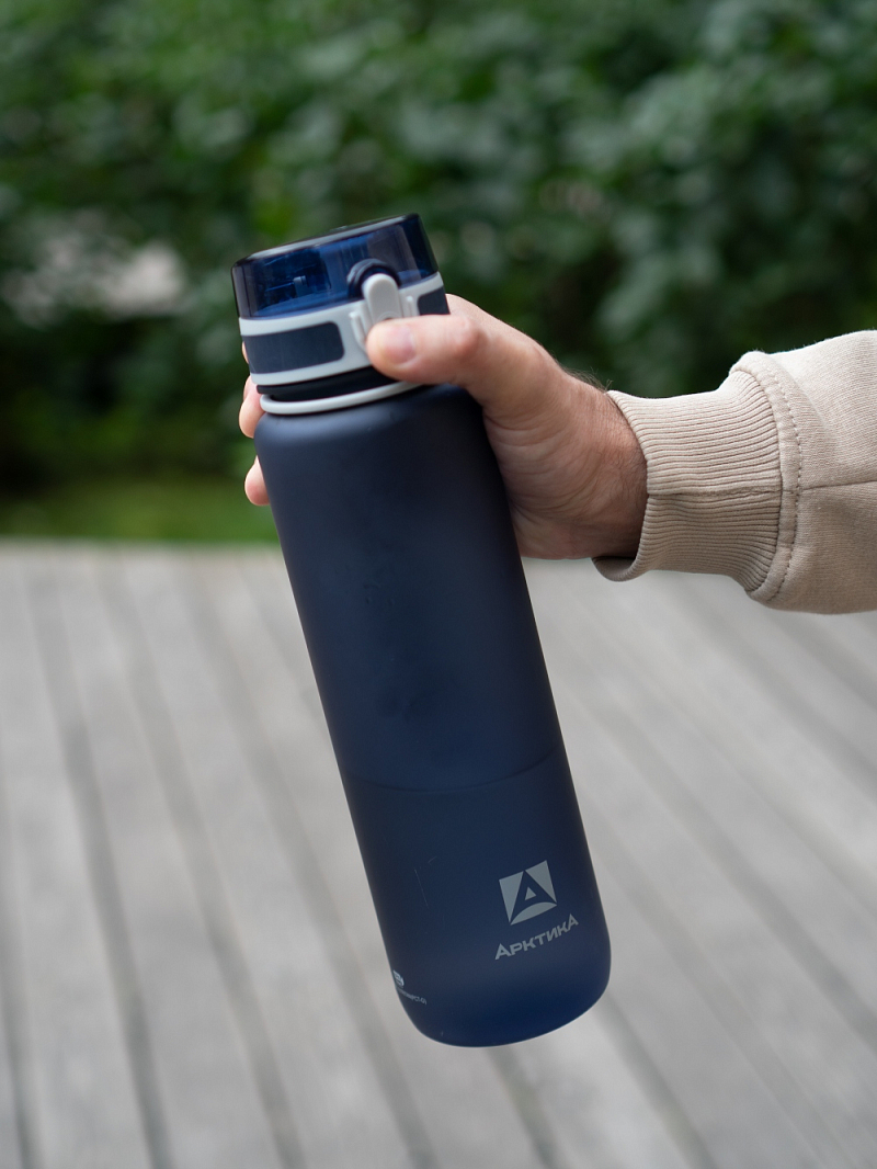 Тритановая бутылка 0.5л серии 720 матовая синяя с ситечком - 4