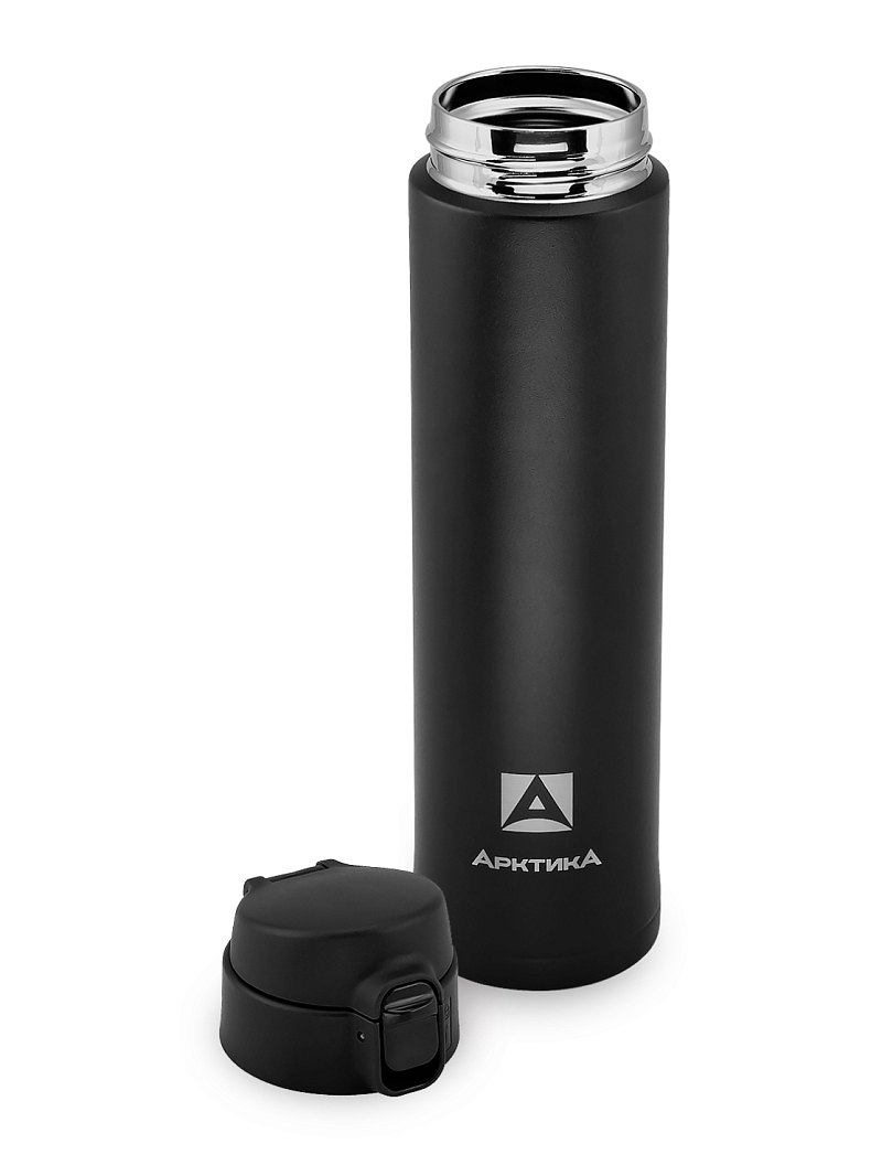 Термокружка 0.52л серии 701 чёрная с закрытой питьевой системой - 3