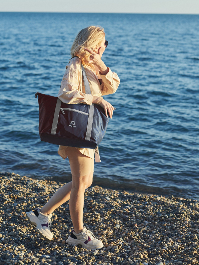 Сумка-холодильник 20л серии 3100 синяя компактная - 2