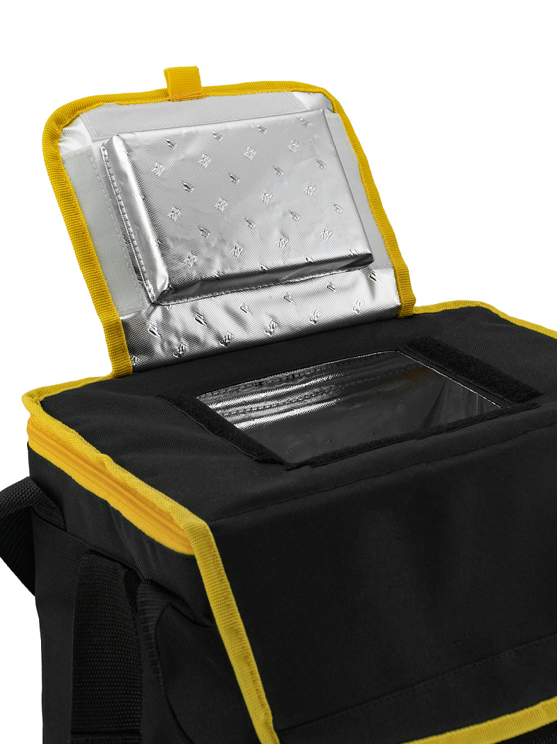 Термосумка-холодильник 20л серии 3001 чёрная с люком - 5