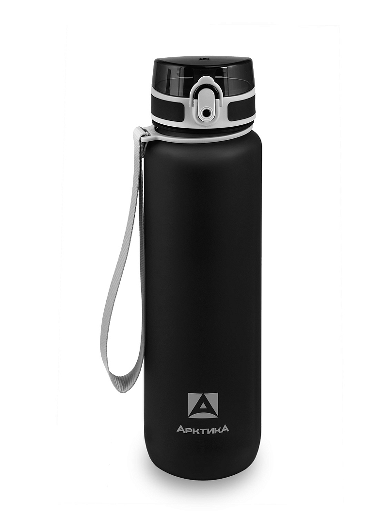 Тритановая бутылка 1л серии 720 матовая чёрная с ситечком - 5