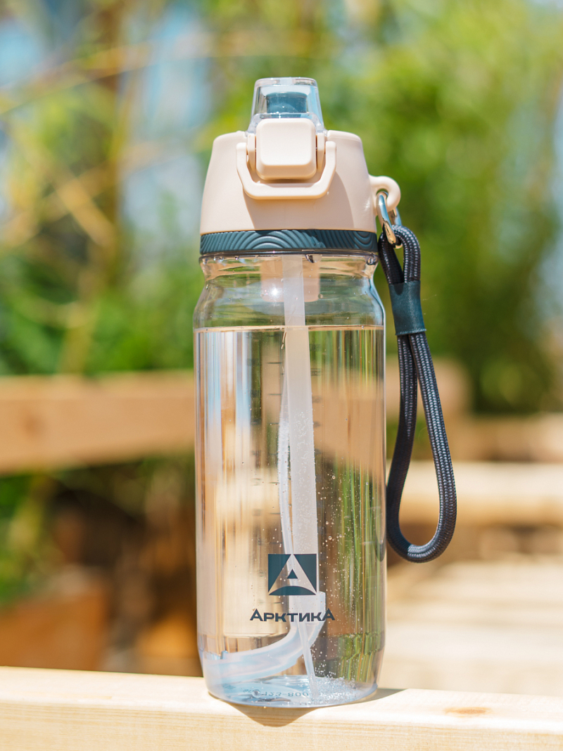 Тритановая бутылка 0.8л серии 723 «Песок» с распылителем - 7